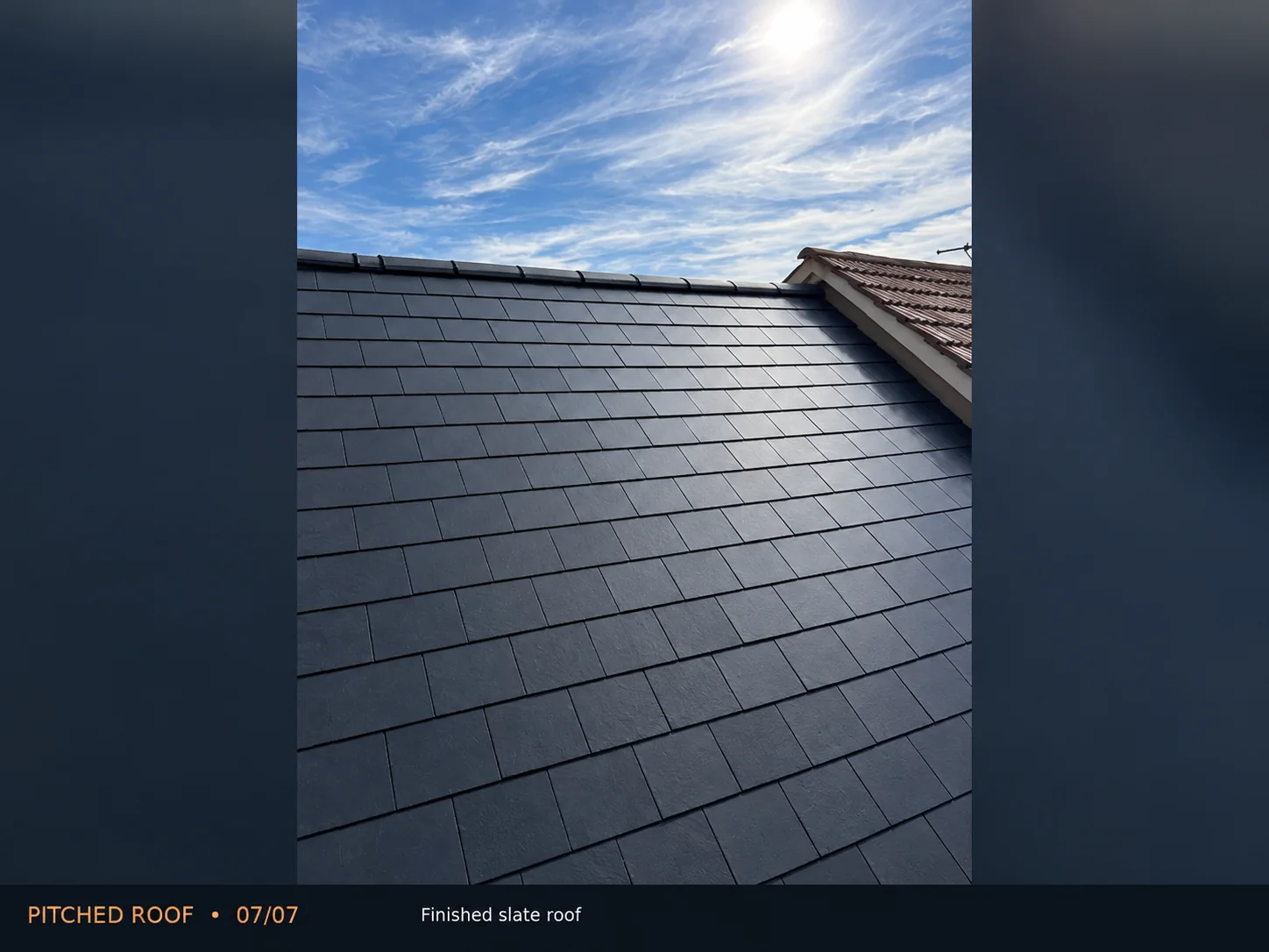 Finished slate roof — approved main photograph